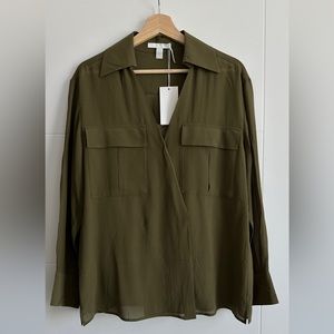 BOSS - BNWT 100% Silk Shirt w/ Matching Cami - Oversized